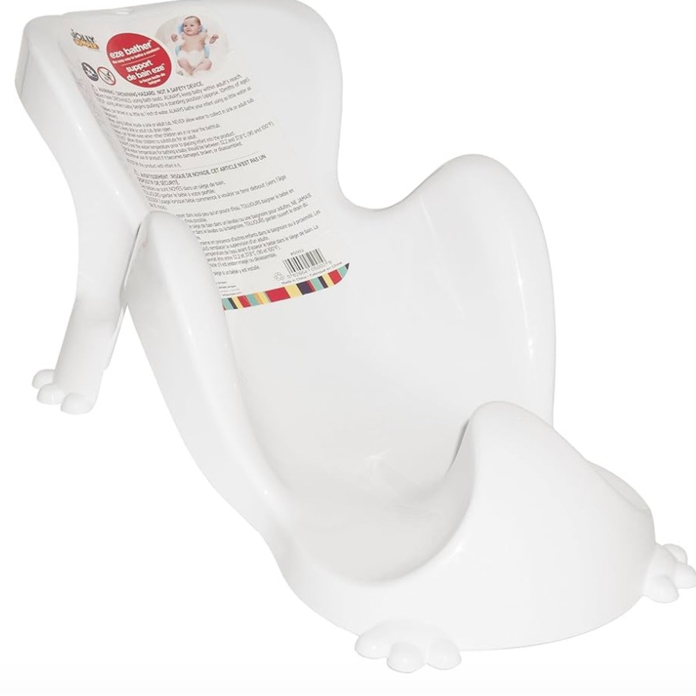 Baby Bath Support Seat - White